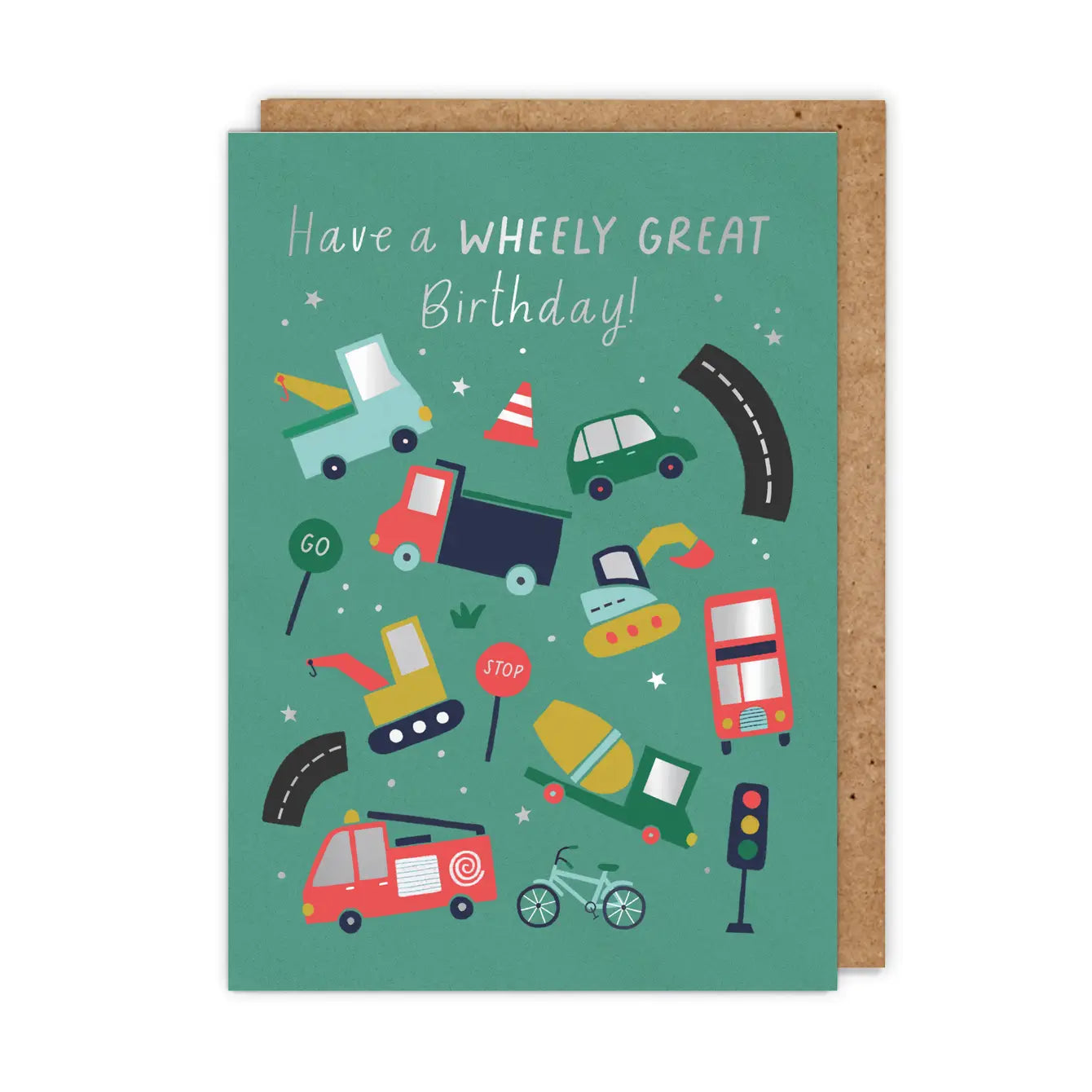 Wheely Great Birthday Children's Card