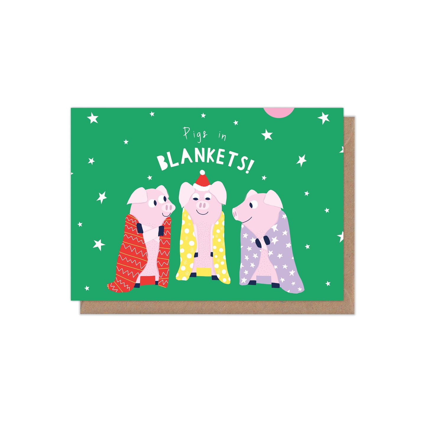Pigs In Blankets Christmas Card