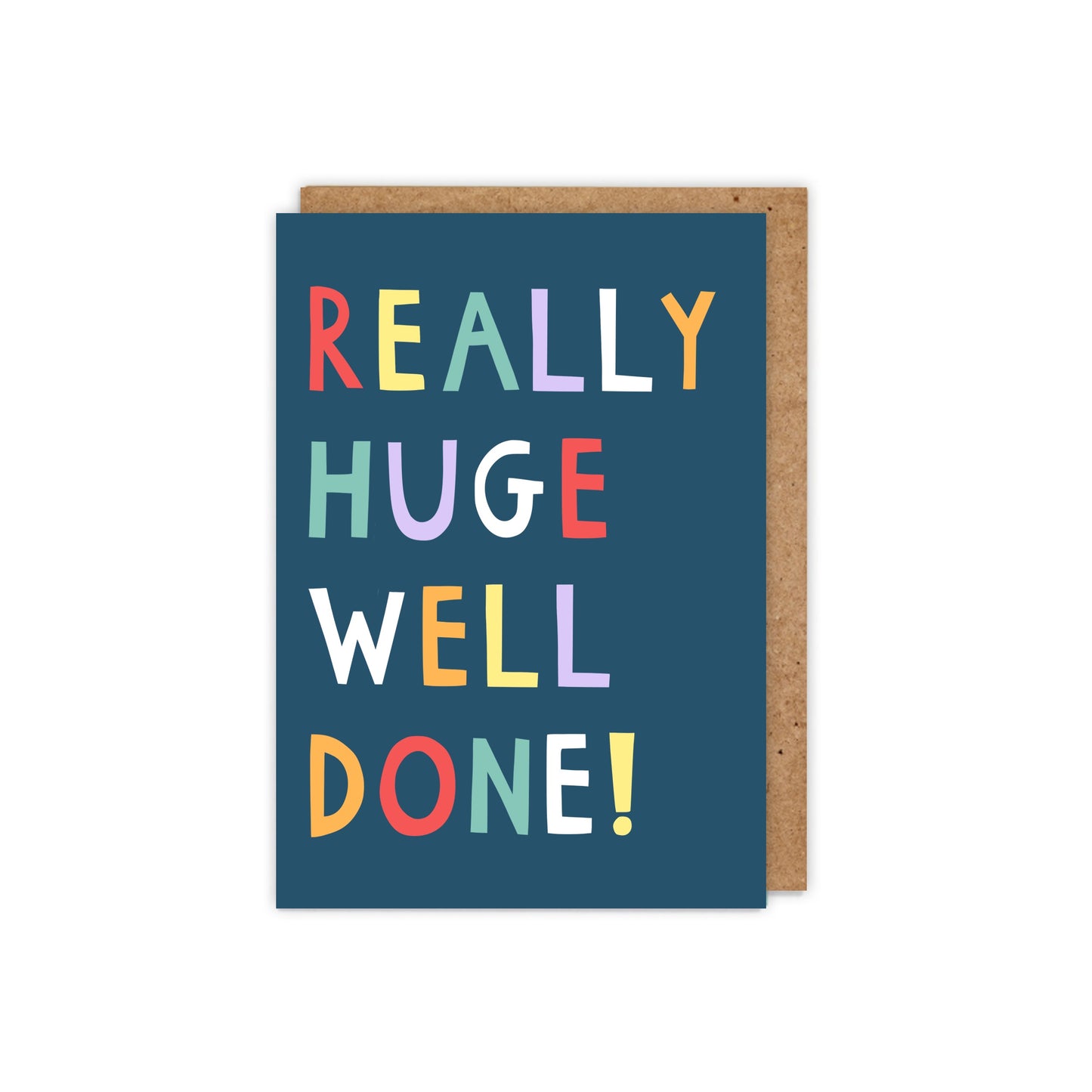 Really Huge Well Done! Congratulations Card