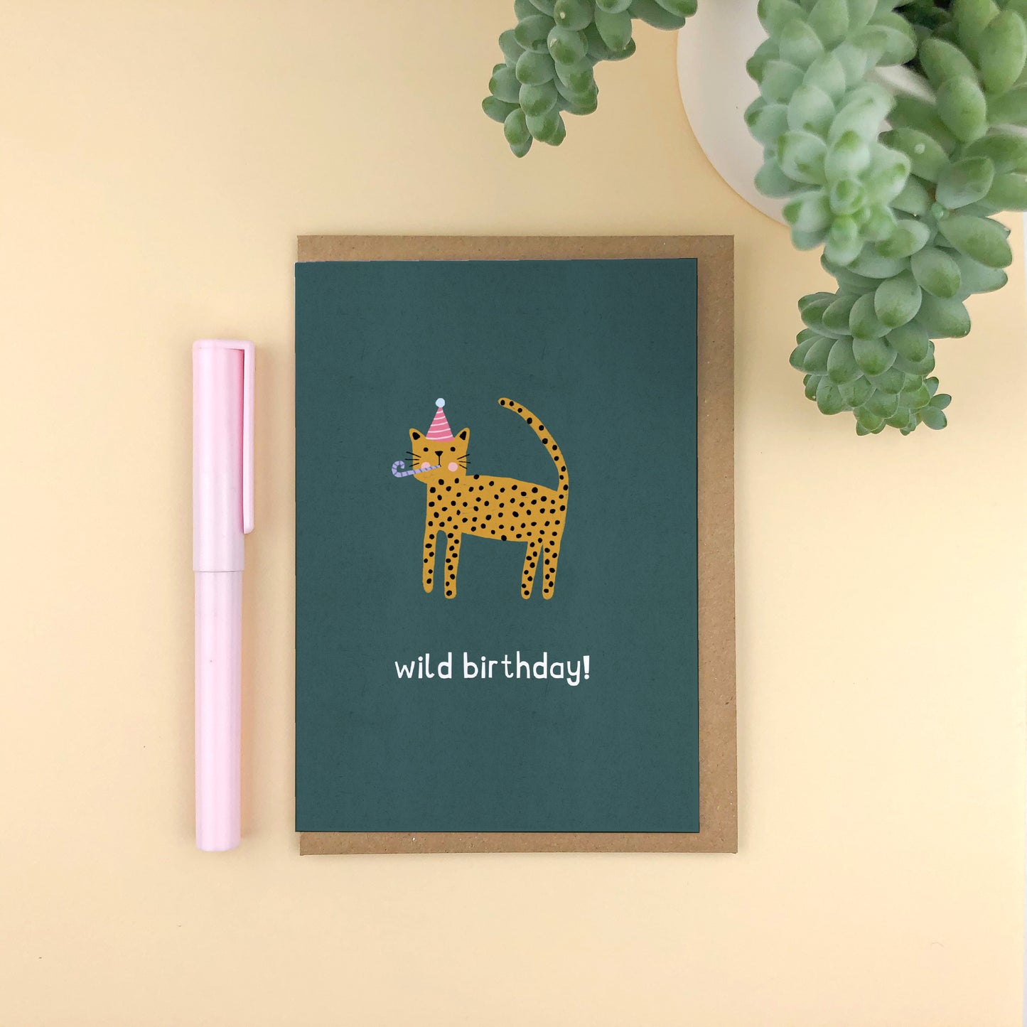 Wild Birthday! Leopard Birthday Card