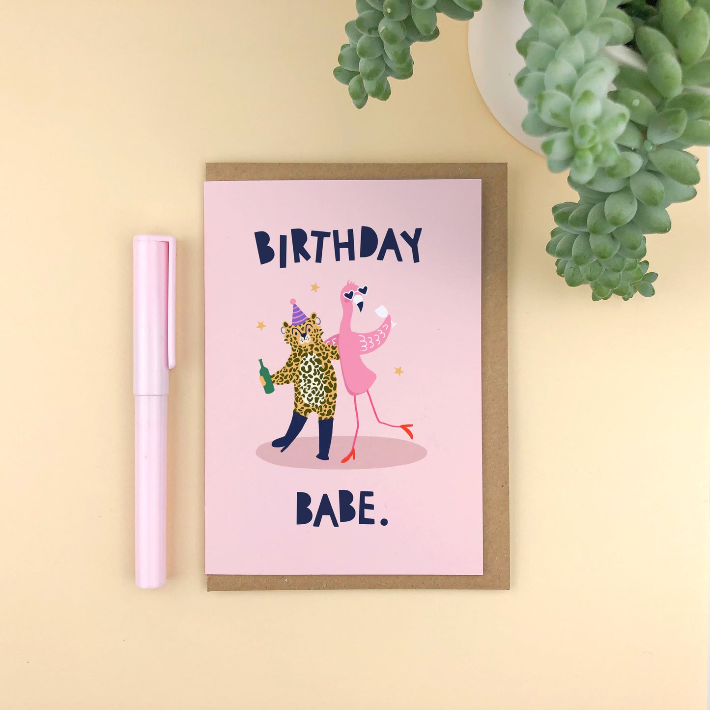 Birthday Babe! Friendship Birthday Card