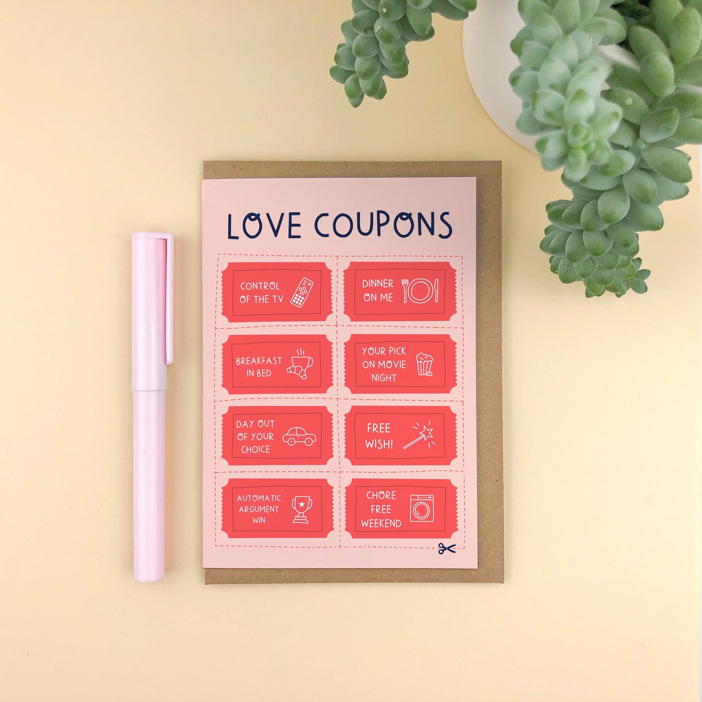 Love Coupons Card