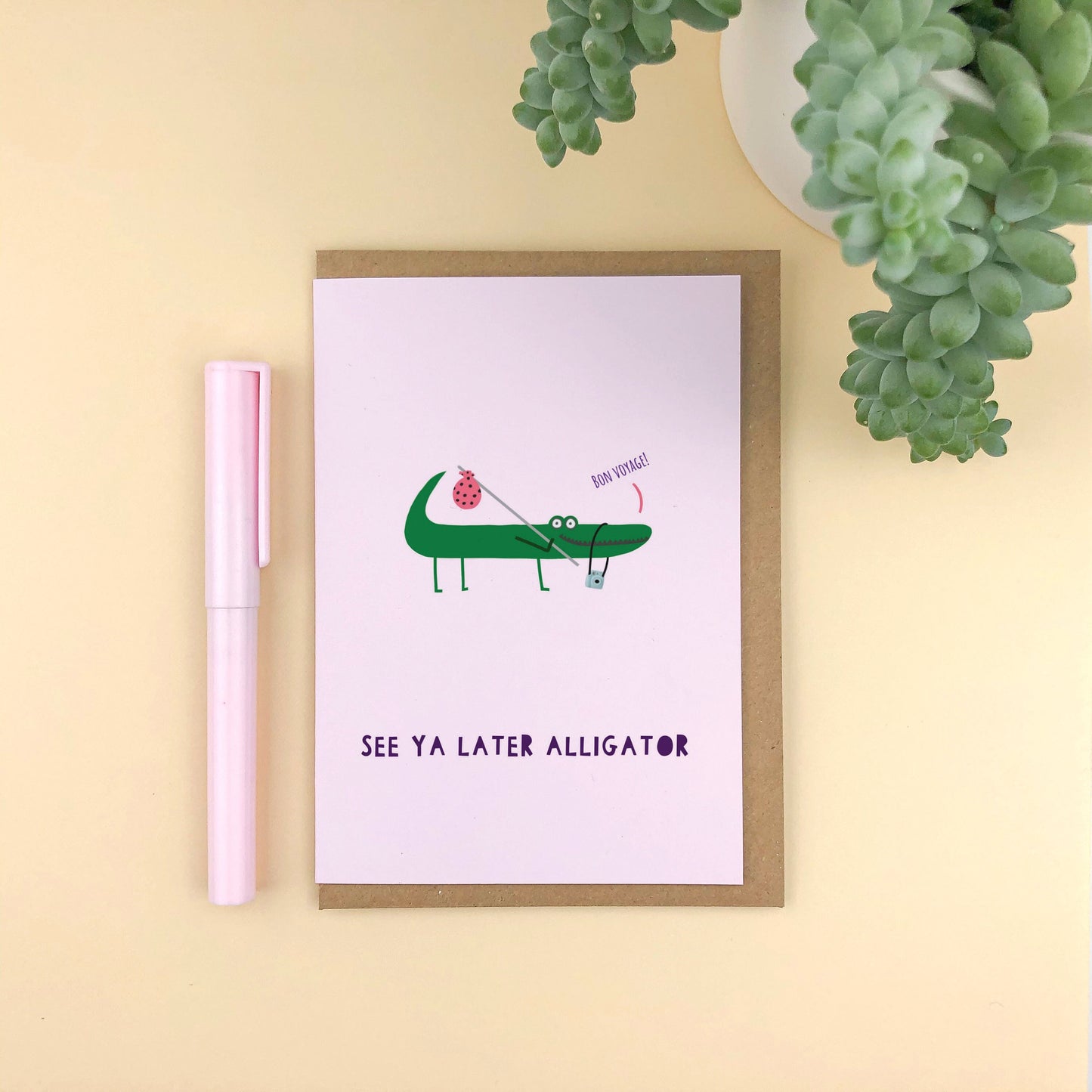 See Ya Later Alligator Card