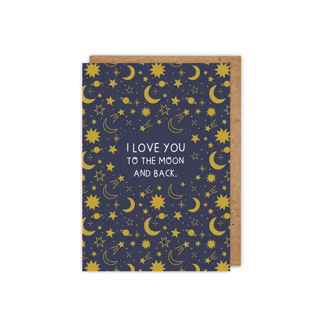 Love you To the Moon and Back Card