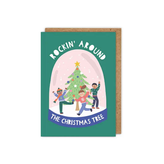 6 Pack Rockin' Around The Christmas Tree Card