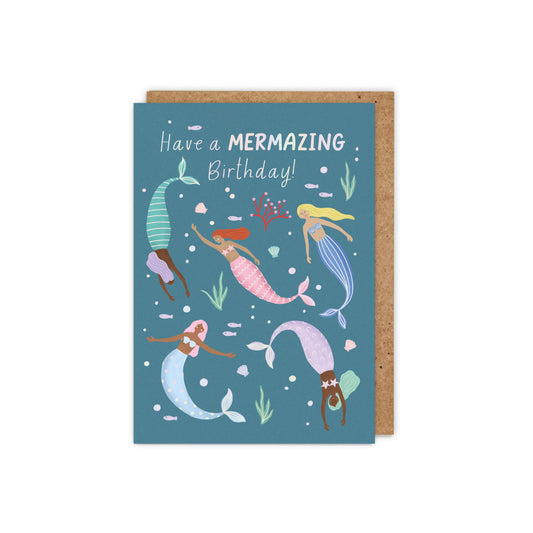 Mermazing Birthday Children's Card