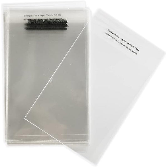 100 Compostable Cello Card Wrappers ADD ON ONLY