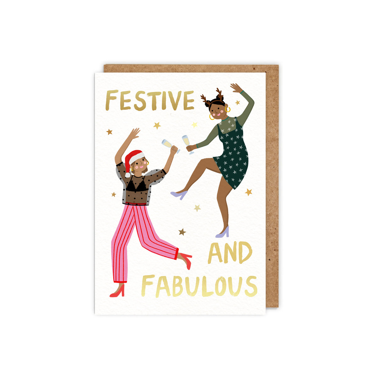 Festive and Fabulous Christmas card