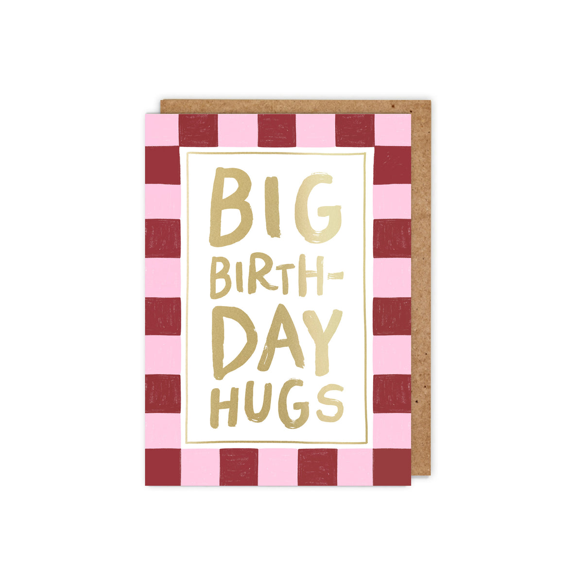 Big Birthday Hugs Foiled Birthday Card