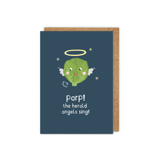 Parp! The Herald Angels Sing! Christmas Card