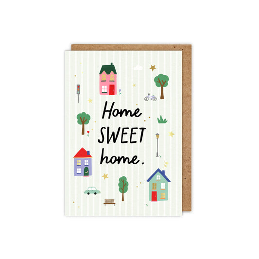 Home Sweet Home - Foiled New Home Card