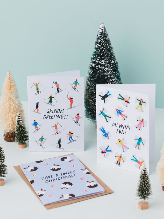 Have a Sweet Christmas! Christmas Pudding Card