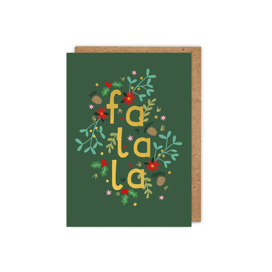 6 pack- Fa La La! Gold Foil