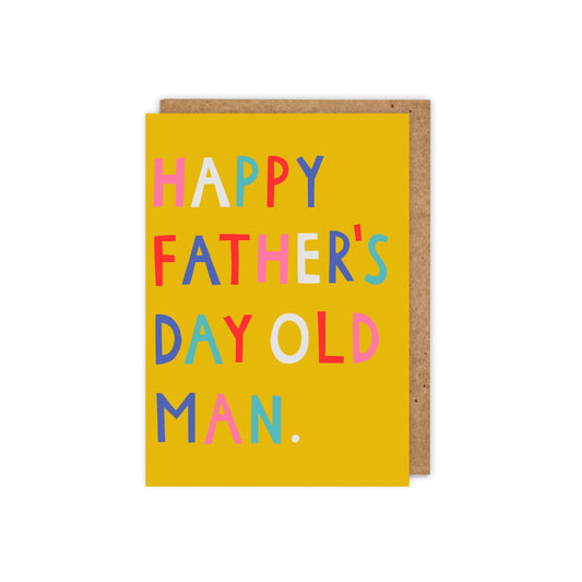 6 Pack Happy Father's Day Old Man Card
