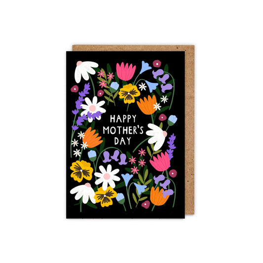 6 Pack Happy Mother's Day Floral Card