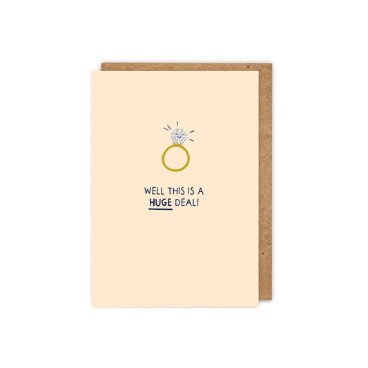 6 Pack Well this is a HUGE deal! Engagement Card