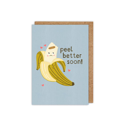 Peel Better Soon Banana Card