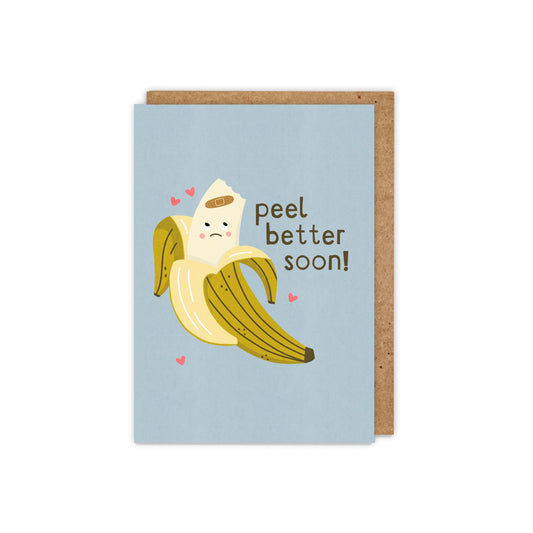 6 Pack Peel Better Soon Banana Card