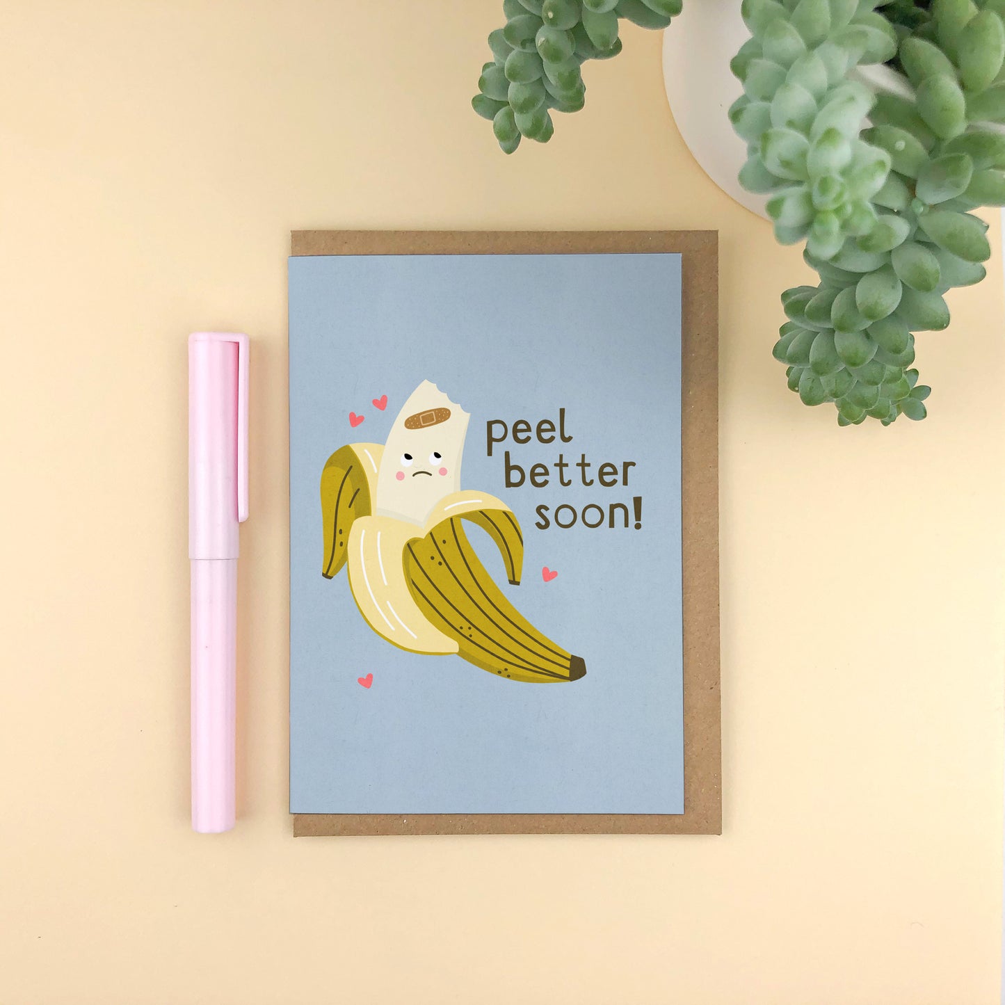 Peel Better Soon Banana Card