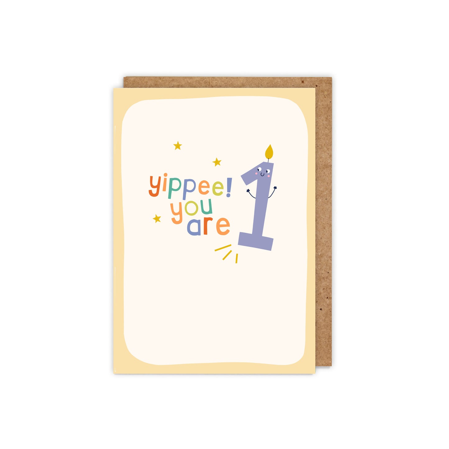 Yippee! You are 1! 1nd Birthday Card