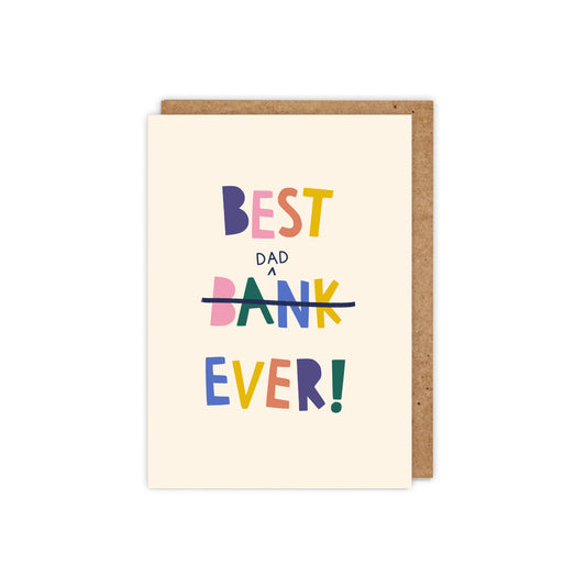 Best Bank (dad) Ever! Father's Day card