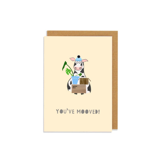 6 Pack You’ve Mooved New Home Card