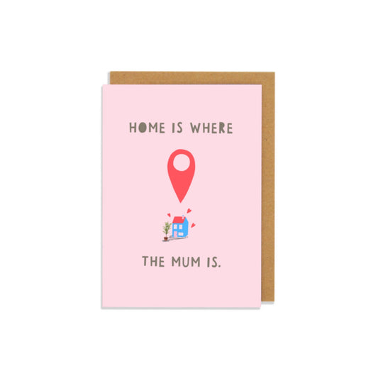 Home is Where the Mum Is Card