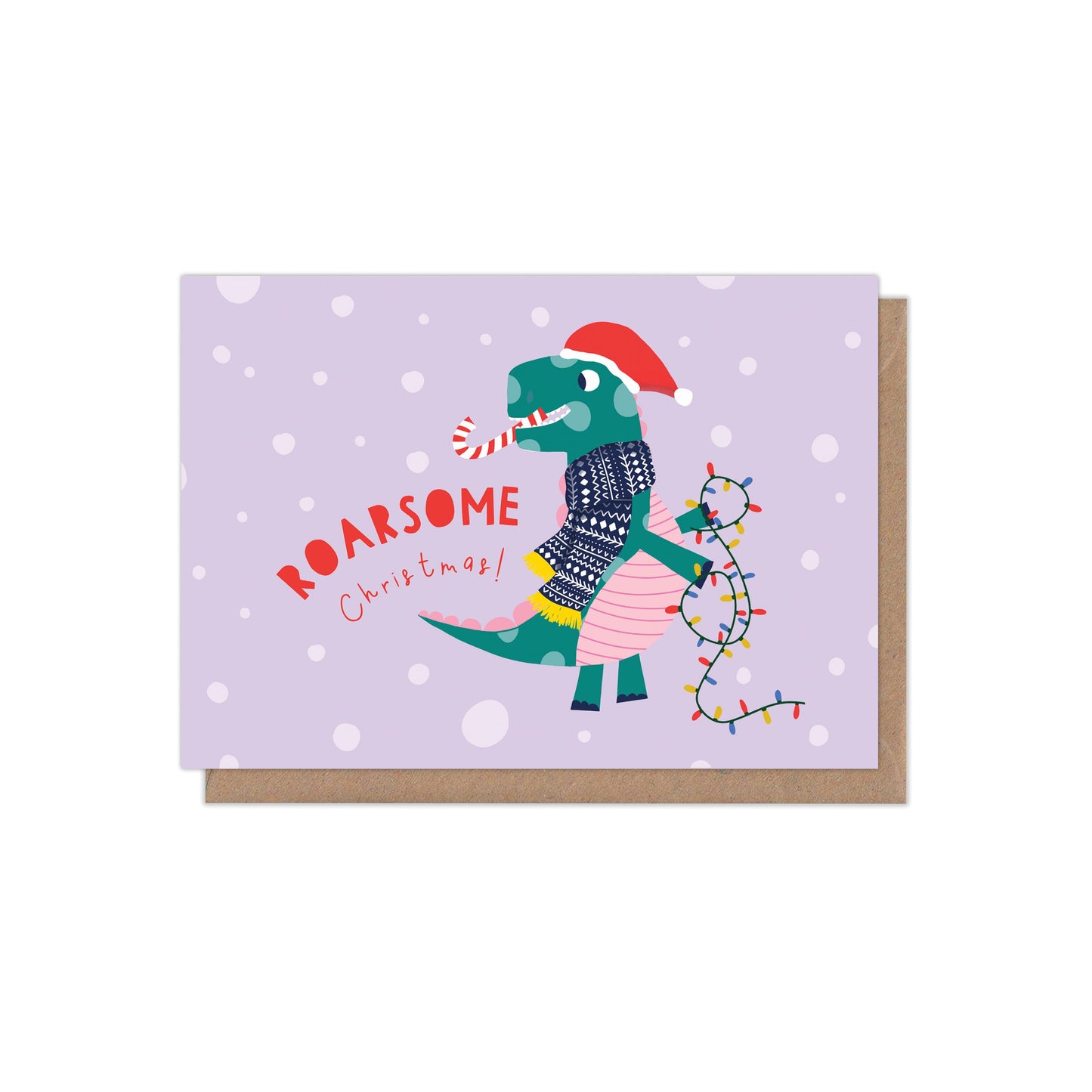 Roarsome Christmas Christmas Card