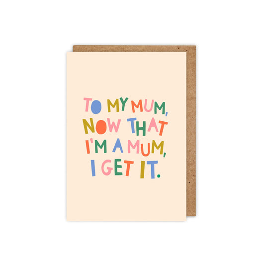 6 Pack To My Mum..., I get it. Card
