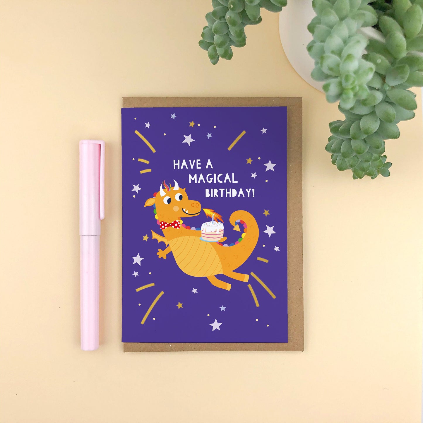Have a Magical Birthday Gold Foiled Children's Birthday Card