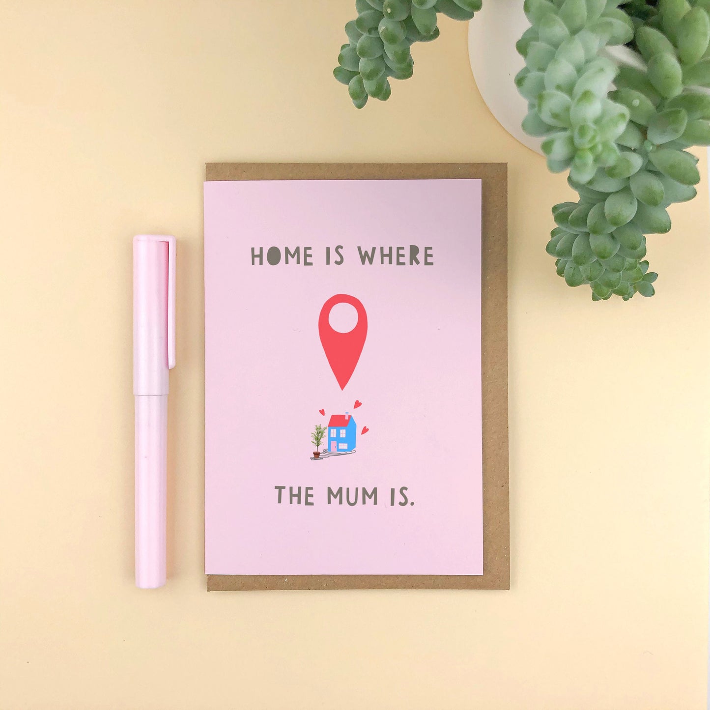 Home is Where the Mum Is Card