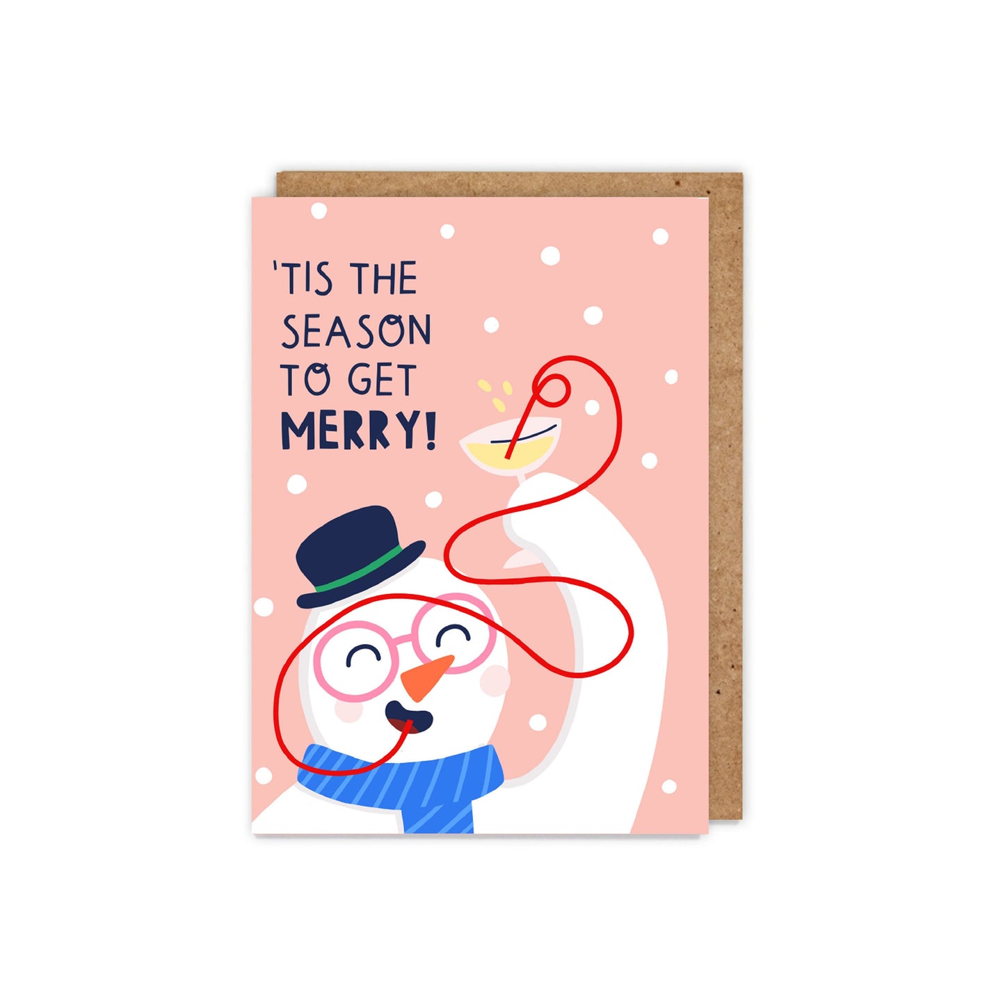 Tis the season to get merry!' Christmas Card