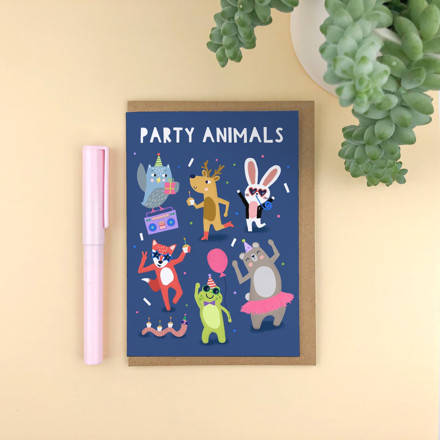 Party Animals! Children's Birthday Card