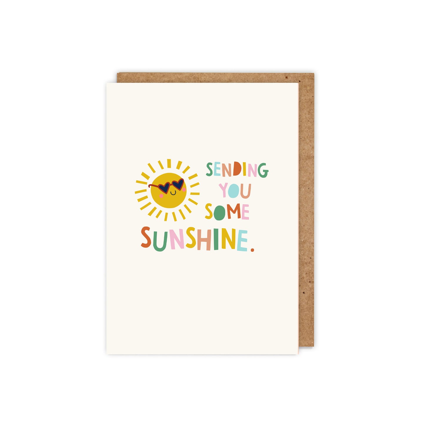 Sending You Some Sunshine. Encouragement Card