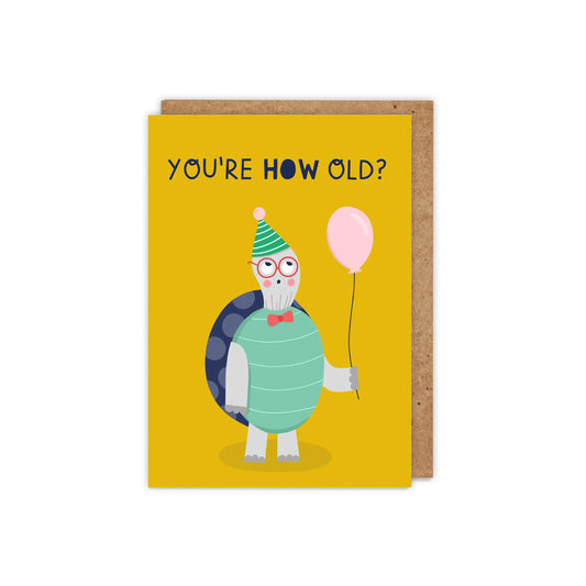 6 Pack You're HOW Old?! Birthday Card